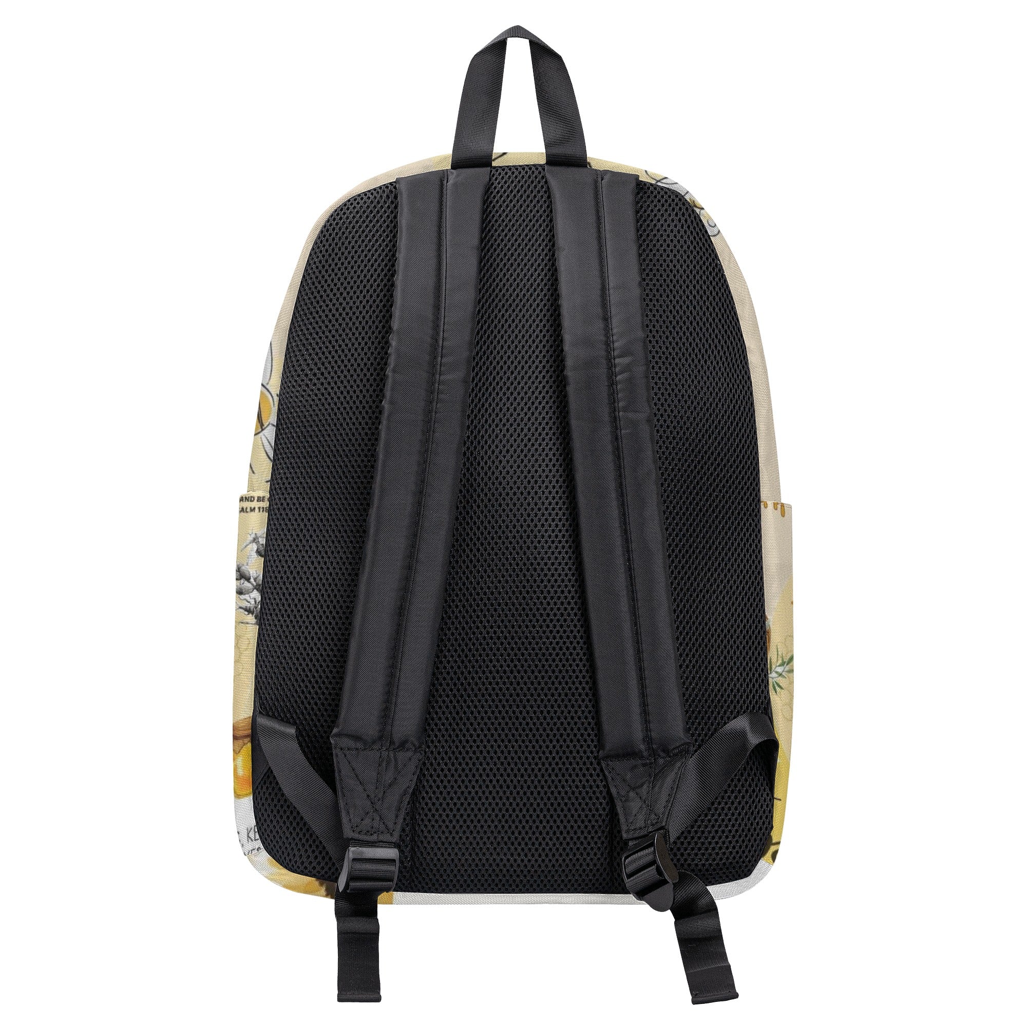 Honey Sweet to the Soul Backpack, Christian Bee Backpack, Proverbs 16:24 Bible Verse Bag, Faith Inspirational Backpack.PLAF23
